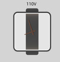 Nordic Wall Lamp Bedroom Bedside Lamp Clock Modeling Lamp