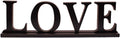 Wood Love Sign Home Decor for Table Mantel Shelf, Free Standing Cutout Block Letter Centerpiece for Valentine'S Day Gifts, Wedding, Room Decoration