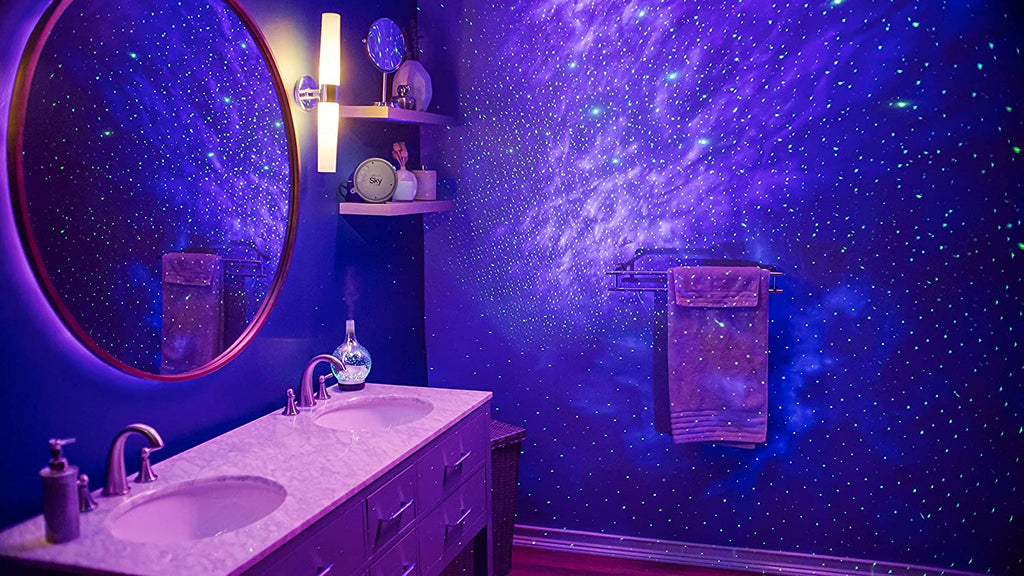 Sky Lite - LED Laser Star Projector, Galaxy Lighting, Nebula Lamp for Gaming Room, Home Theater, Bedroom Night Light (Green Stars)